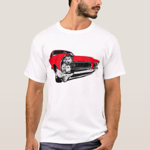 T-shirt Rouge Pontiac 1965 Grand prix