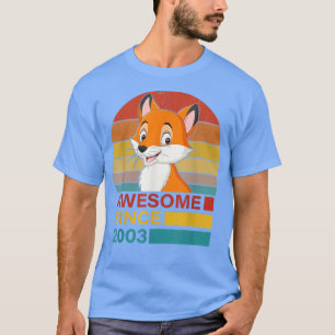 T-shirt Rouge pour 2003 Anniversaire Funny Vintage Rouge p