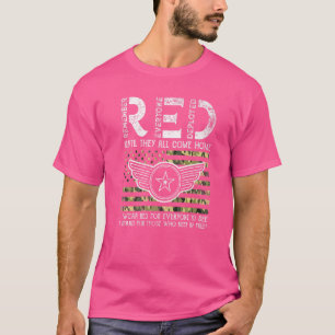 T-shirt Rouge rouge Le vendredi militaire ROUGE Le vendred