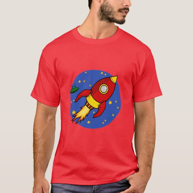 T-shirt rouge rouge rouge mien (Devant)