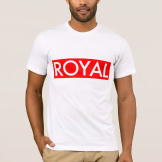 T-shirt rouge royal