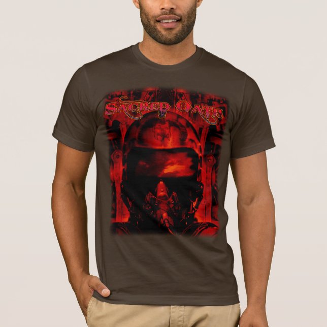 T-SHIRT ROUGE SACRÉ DU FEU DE SERMENT (Devant)
