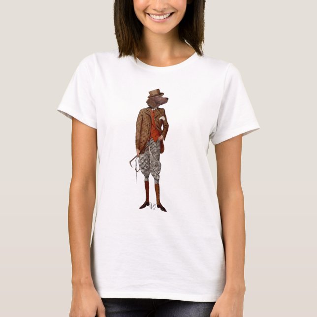 T-shirt Rouge Setter Rider Full (Devant)