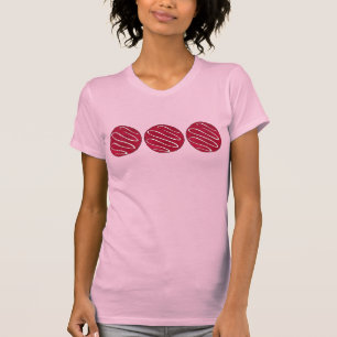 T-shirt Rouge Velours Cuisine Crème Fromage Frosting Baker