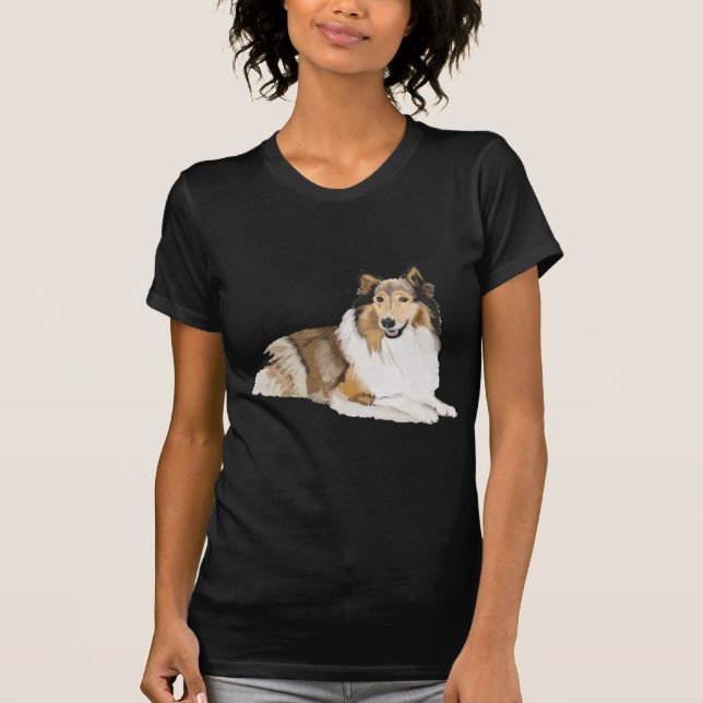 T-shirt Rough Collie (Devant)