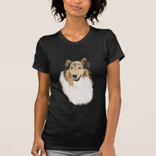 T-shirt Rough Collie Portrait
