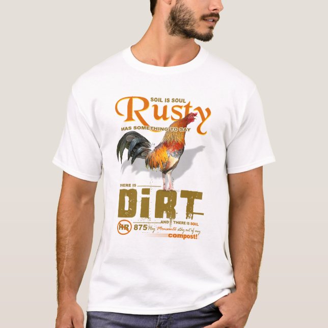 T-shirt rouillé a quelque chose dire (Devant)