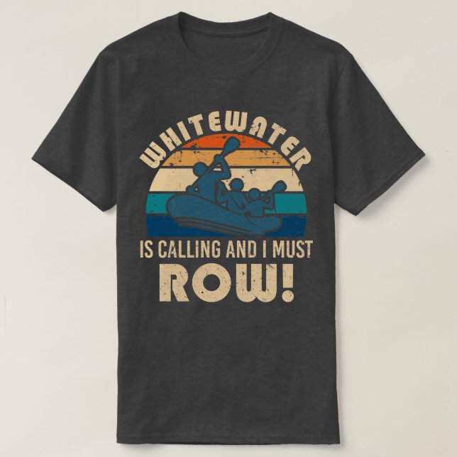 T-shirt Roulage d'eau vive (Design devant)