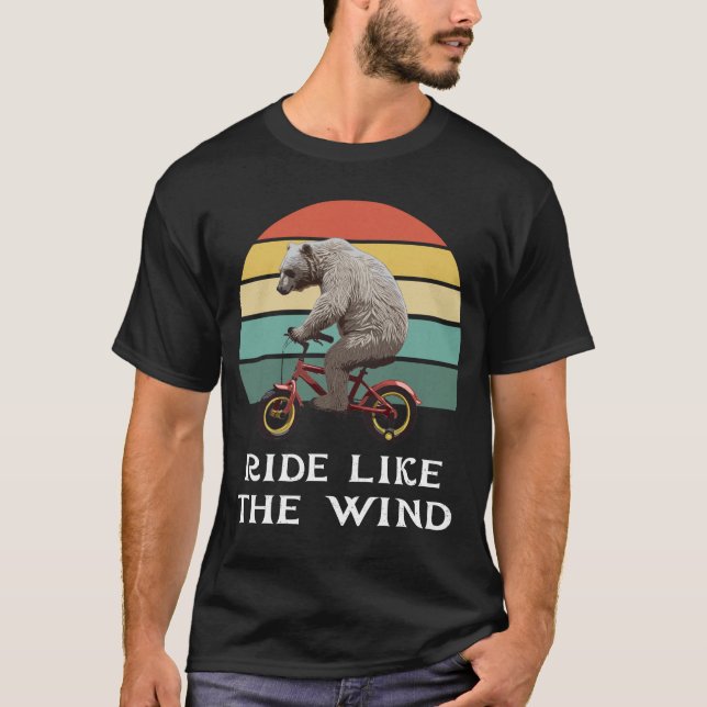 T-shirt Roule comme le vent (Devant)