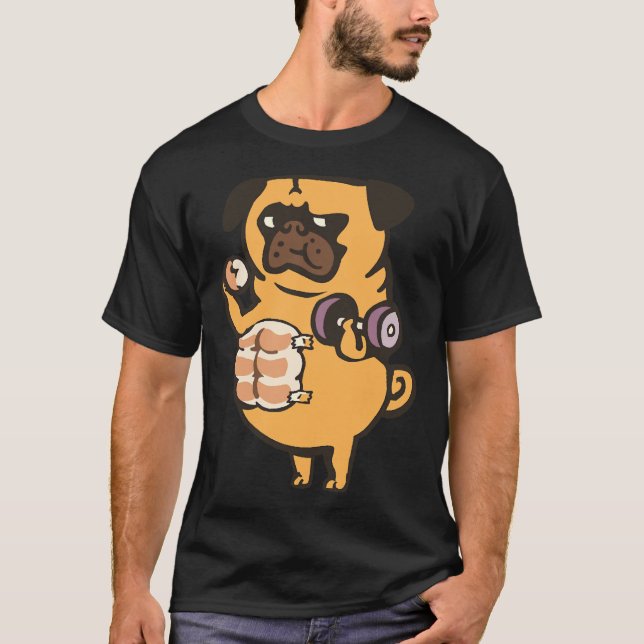 T-shirt Roulé de Pain Pug Abs Classic  99 (Devant)