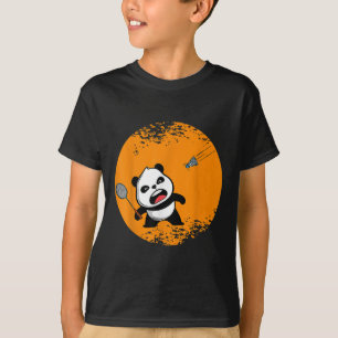 T-shirt Roulé Panda Ours Arbuste Esprit Animal Géant Rol