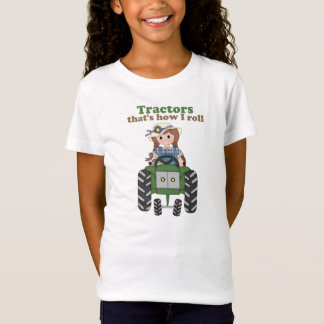 T-Shirt Rouleau de tracteur fille