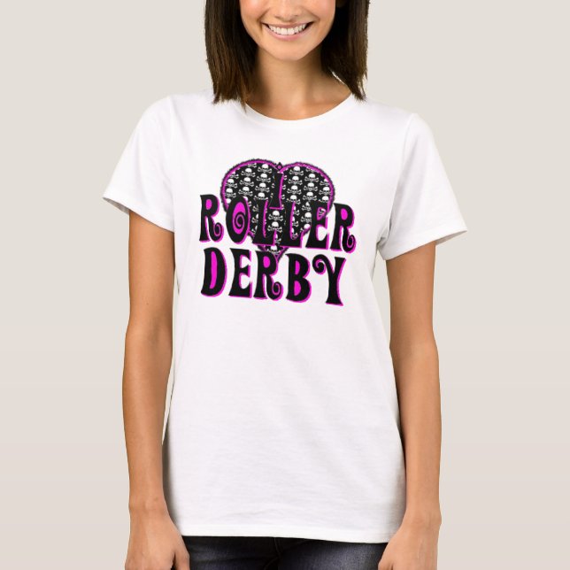 T-shirt Rouleau Derby du coeur I (Devant)