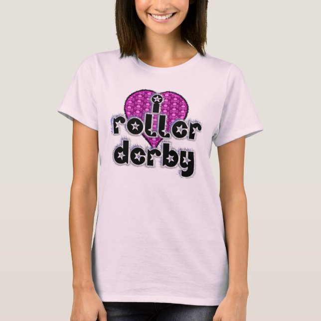 T-shirt Rouleau Derby du coeur I (Devant)