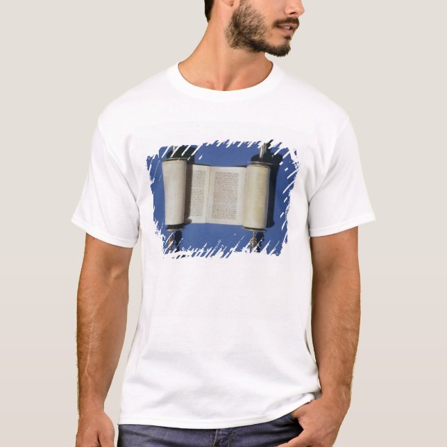 T-shirt Rouleau miniature de Torah, 1765 (Devant)