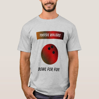 T-shirt Rouleaux de pied, cuvette pour l'amusement !