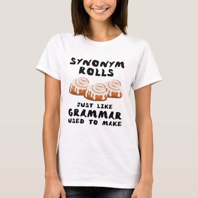 T-shirt Rouleaux Synonyme (Devant)