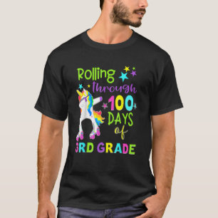 T-shirt Roulement 100e jour de l'école Pré K 1er 3e 5e ann