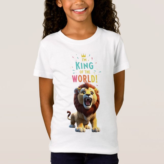 T-Shirt Roulement de Majesté : Lion King Cartoon (Devant)