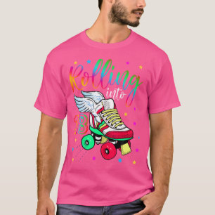 T-shirt Roulement En 18 Cool 18E Anniversaire Patinage À R