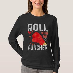 T-shirt Rouler Avec Les Punches Boxing Entraînement Coach