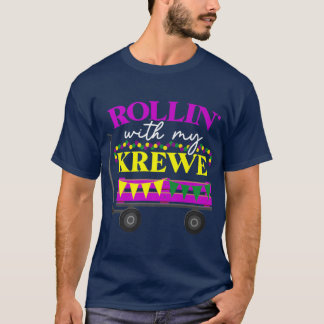 T-shirt Rouler Avec Mon Krewe La Nouvelle-Orléans