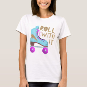T-shirt ROULER AVEC   Retro Roller Skate