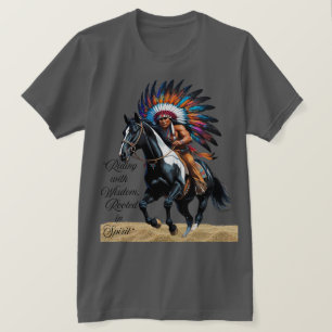 T-shirt Rouler avec sagesse, enraciné dans l'esprit”