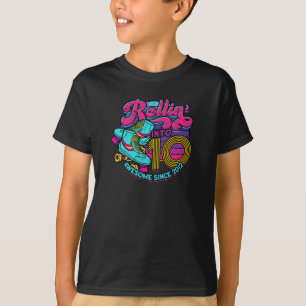 T-shirt Rouler dans 10 Incroyable depuis 2012 - patineur