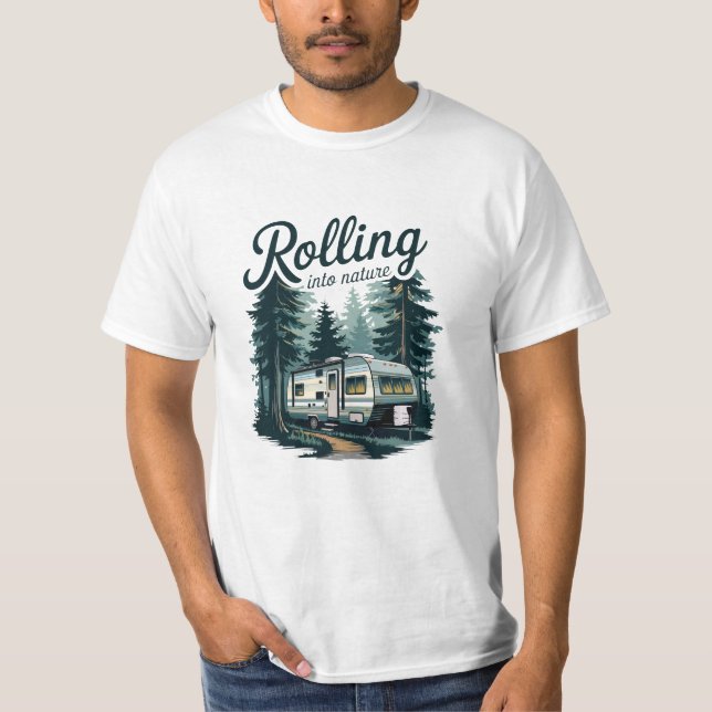T-shirt Rouler dans la nature (Devant)