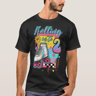 T-shirt Rouler en 2 ans Lets Rouler Je tourne 2 Rolle