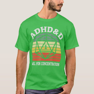 T-shirt Rouler pour la concentration TDAH Funnyableop Joue