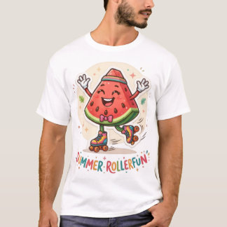 T-Shirt Roulés Suaves d'Été