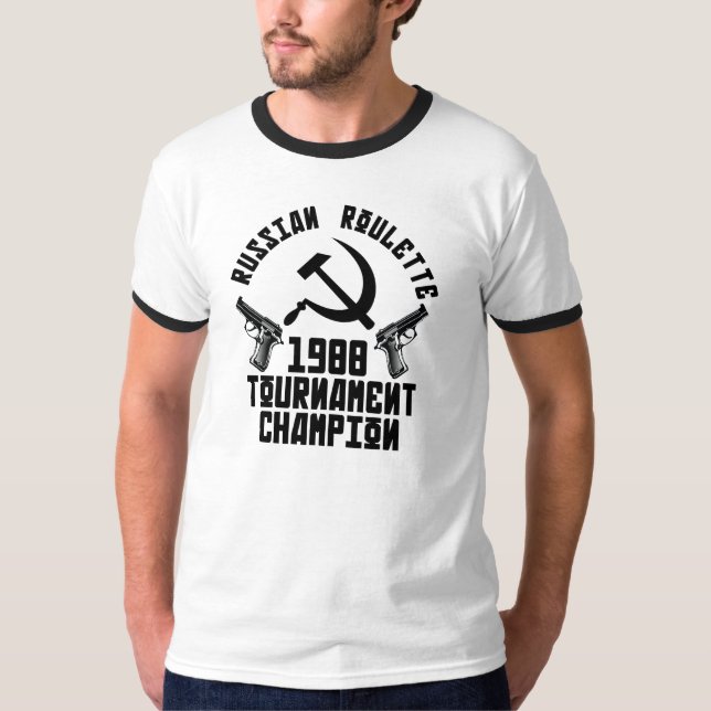 T-shirt roulette russe (Devant)