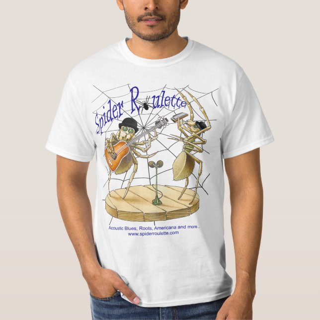 T-shirt Roulette T d'araignée (Devant)