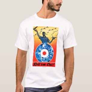 T-shirt Roulez-les corps d'aviation canadien royal
