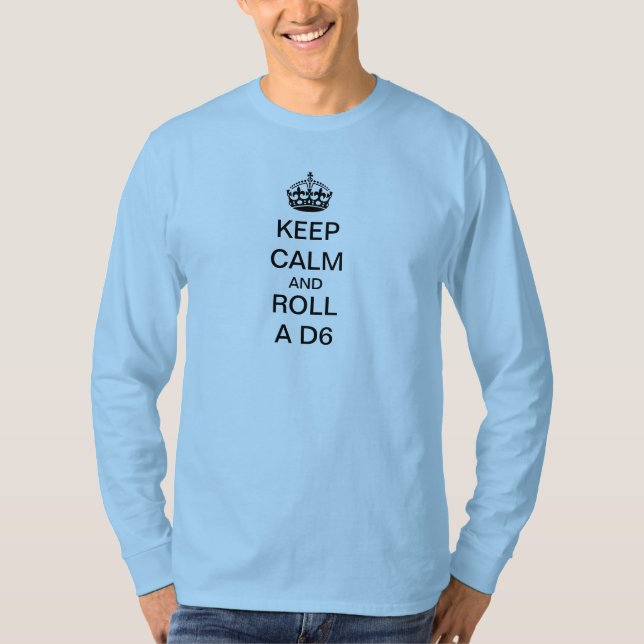 T-shirt Roulez un D6 (Devant)