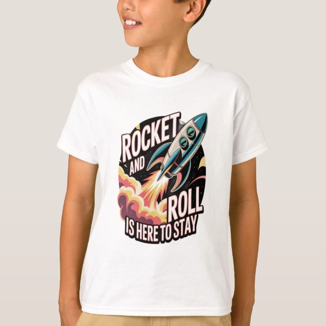 T-shirt Roulis de fusée  (Devant)