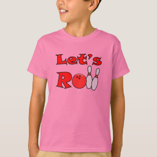 T-shirt Roulons - Chemise de bowling pour enfants