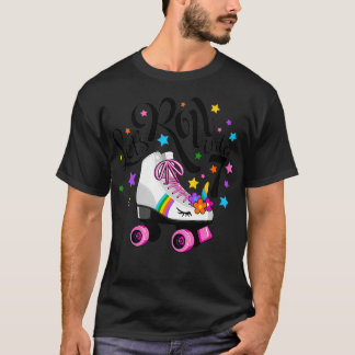 T-shirt Roulons dans le 7e anniversaire Unicorn Roller ska