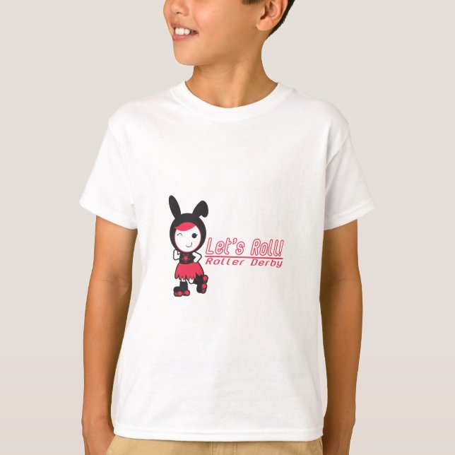 T-shirt Roulons ! Rouleau Derby (Devant)