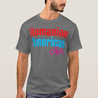 T-shirt Roumain Américain Maman 1