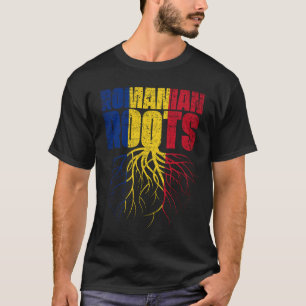 T-shirt Roumaine Roches Roumanie Drapeau du patrimoine