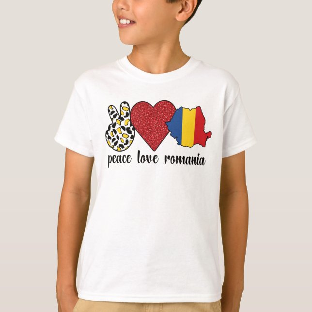 T-shirt Roumaine Roches Roumanie Drapeau Patrimoine roumai (Devant)