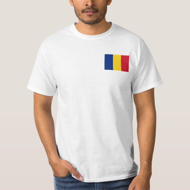 T-shirt roumanie (Devant)