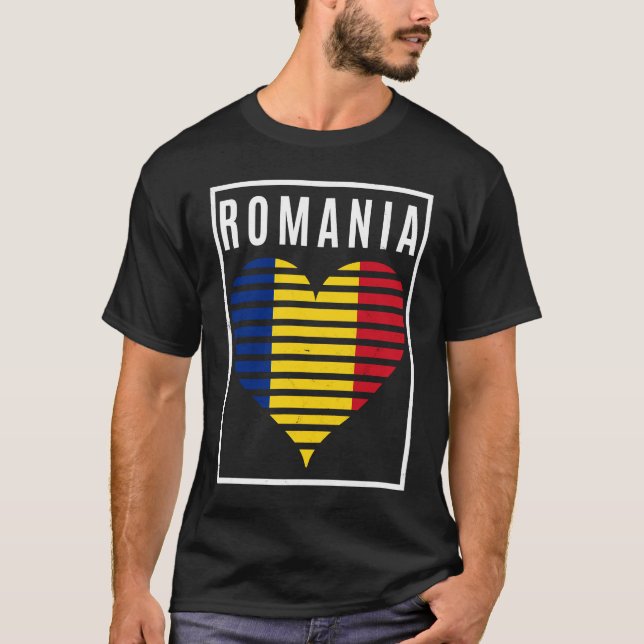 T-shirt Roumanie (Devant)
