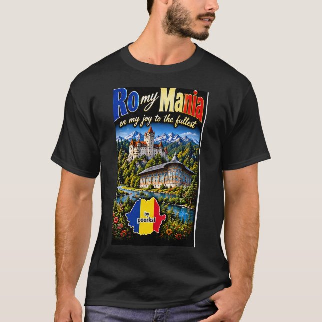 T-shirt Roumanie (Devant)