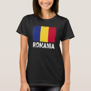 T-shirt Roumanie Drapeau Soutien Roumain Personnes Femmes