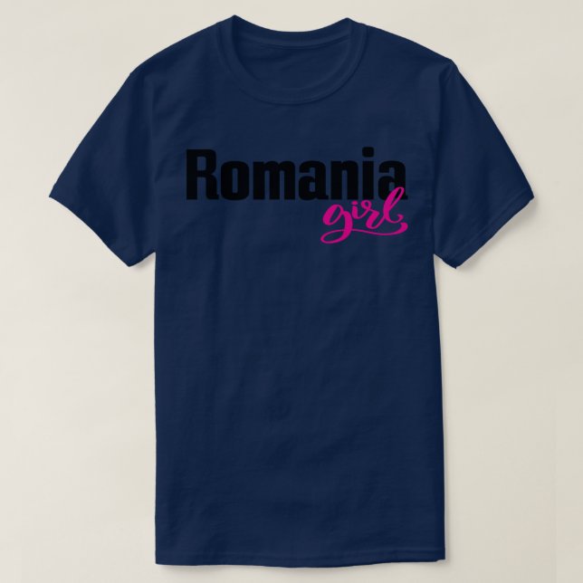 T-shirt Roumanie fille (Design devant)