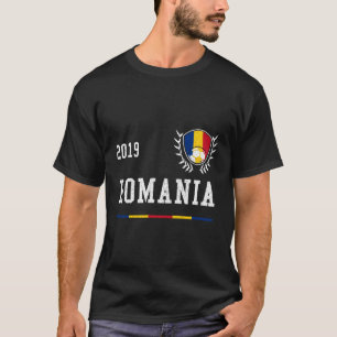 T-shirt Roumanie Football Jersey 2019 Roumain Soccer Jerse